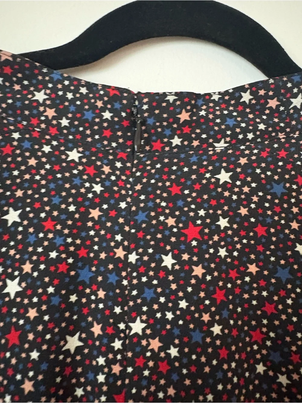 Madewell Balsam 100% Silk Tie-Neck Dress in Starry Night Size 6 - Picture 11 of 12